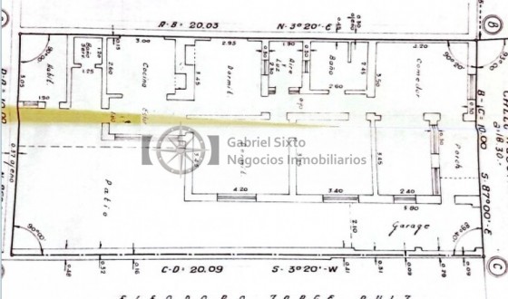 VENTA CASA 5TA SECC, TODO PLANTA BAJA, A ALVAREZ Y B SUR MER, EXCELENTE UBICACION. mts Portones del Parque 