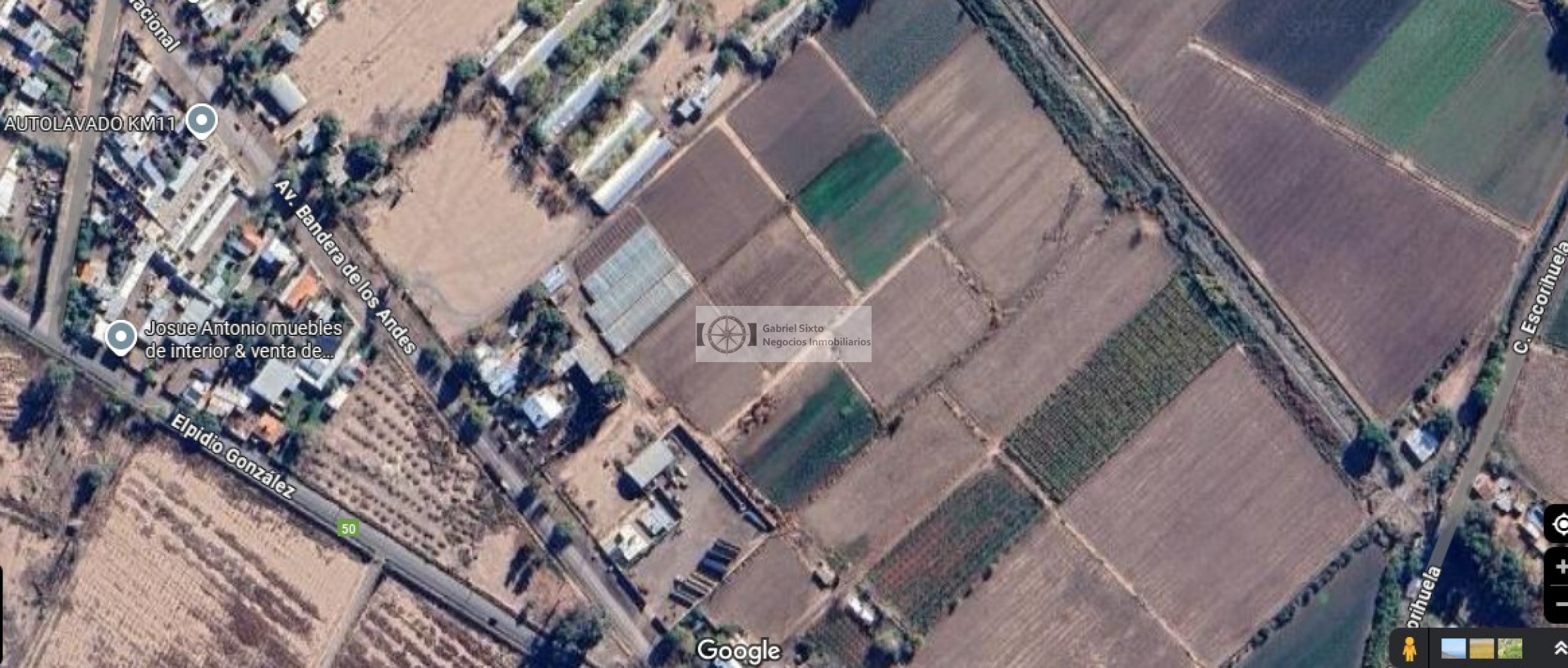 VENTA TERRENO SOBRE CARRIL NACIONAL 1,5 HA. IDEAL DESARROLLO INMOBILIARIO, GUAYMALLEN