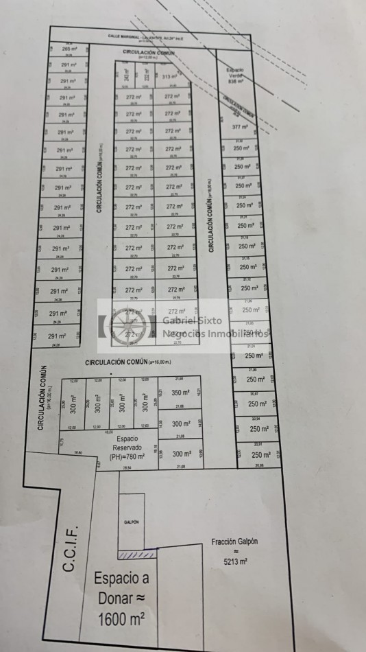 VENTA TERRENO SOBRE CARRIL NACIONAL 1,5 HA. IDEAL DESARROLLO INMOBILIARIO, GUAYMALLEN
